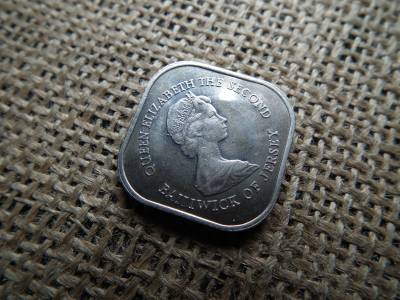 Jersey , 1 font 1981 , pound - II. Erzsébet , jersey-i csata Jersey , 1 font 1981 , pound - II. Erzsébet , jersey-i csata