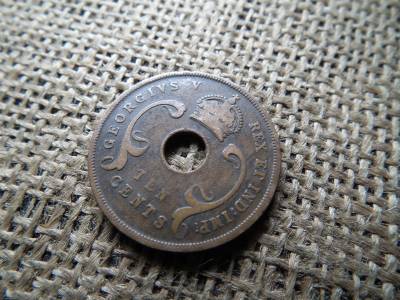 Kelet Afrika 10 cent 1933 - VI. György , cents  Kelet Afrika 10 cent 1933 - VI. György , cents