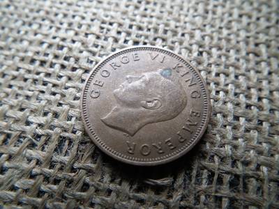 Új Zéland 1/2 Penny 1946 - VI. György 1. típus Új Zéland 1/2 Penny 1946 - VI. György 1. típus