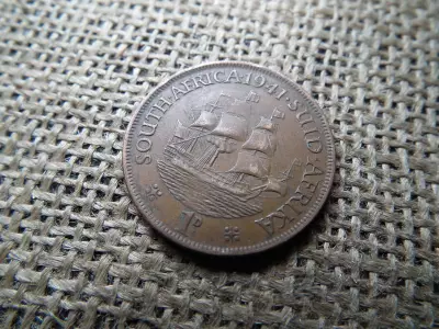 Dél Afrika 1 penny 1941 