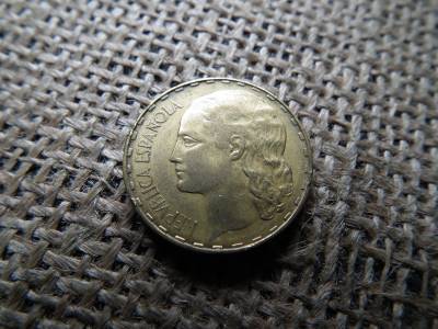 Spanyolország 1 peseta 1943 , Rubia  Spanyolország 1 peseta 1943 , Rubia