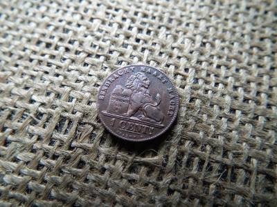 Belgium 1 cent 1912  Belgium 1 cent 1912