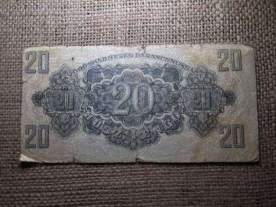 20 pengő 1944 Vörös Hadsereg , ritka , nagy sorszámos  20 pengő 1944 Vörös Hadsereg , ritka , nagy sorszámos