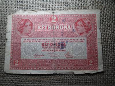2 korona 1917 , ritka 7000 fölötti  2 korona 1917 , ritka 7000 fölötti