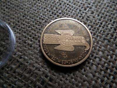 Német emlékérem , aranyozott 1992  Német emlékérem , aranyozott 1992