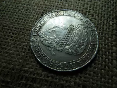 Ferdinánd ezüst tallér 1636 KB  , füles volt 