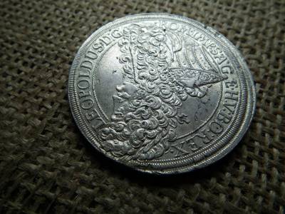 Lipót , ezüst tallér 1704 , füles volt  Lipót , ezüst tallér 1704 , füles volt