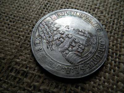 Lipót , ezüst tallér 1699 , nagyon szép  Lipót , ezüst tallér 1699 , nagyon szép