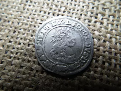 Lipót , ezüst VI krajcár 1681 KB, 6 kreuzer 