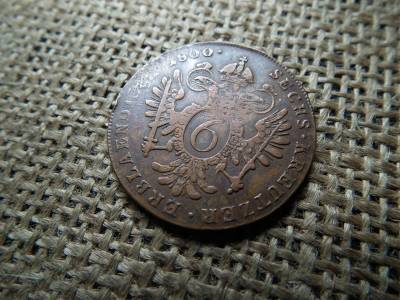 Ferenc 6 krajcár 1800 E , ritkább  Ferenc 6 krajcár 1800 E , ritkább