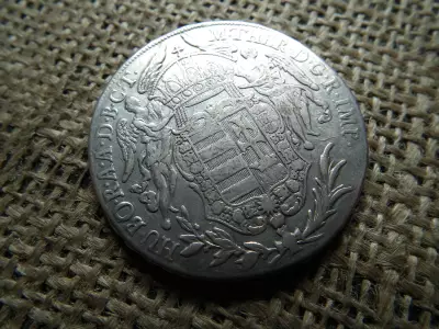 Mária Terézia ezüst 1 tallér 1780 B  , fülnyom 