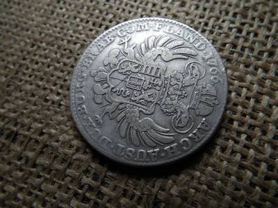 Mária Terézia ezüst 1 tallér 1766 , koronatallér  Mária Terézia ezüst 1 tallér 1766 , koronatallér