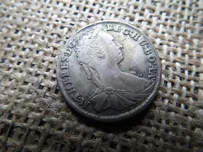 Mária Terézia ezüst XV krajcár 1743 KB , kreuzer 