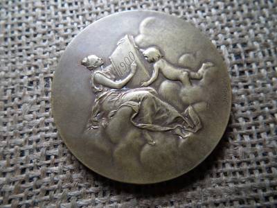 Franciaország , III. KÖZTÁRSASÁGI érem, Párizsi Pénzverde 1900  Franciaország , III. KÖZTÁRSASÁGI érem, Párizsi Pénzverde 1900