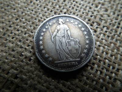 Svájc , ezüst 2 frank 1916 B , francs , ritka  Svájc , ezüst 2 frank 1916 B , francs , ritka