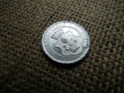 50 pfennig 1920 , Notgeld , Augsburg villamos 50 pfennig 1920 , Notgeld , Augsburg villamos