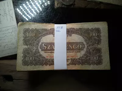 100 PENGŐ 1944 , Vörös Hadsereg . - 100 DARABOS KÖTEG EGYBEN!!! 