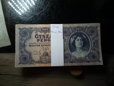 ÖTSZÁZ PENGŐ 1945 - 24 DARABOS KÖTEG EGYBEN!!! 