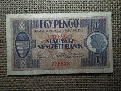 1 pengő 1938 