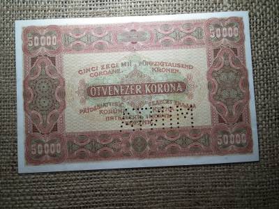 50000 korona 1923 MINTA , 000 000000 , Ritka , EF , gyönyörű 