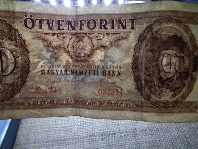 50 forint 1951 , Rákosi címer ,ritka 