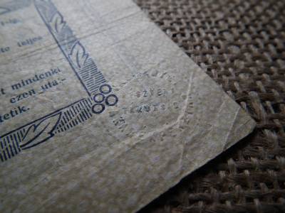 5 korona 1919 , Szombathely , alacsony sorszám 