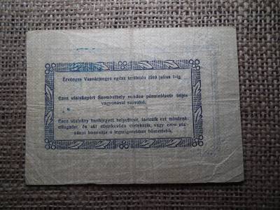 5 korona 1919 , Szombathely , alacsony sorszám 