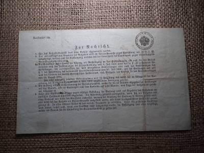 Elismervény 1865 , Pesth ! Osztrák Magyar Monarchia 