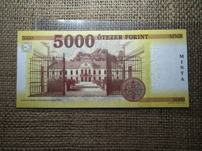 5000 forint 2020 BF , MINTA , alacsony sorszám 87 , UNC