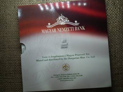 Hatvanéves a forint dísztokos forgalmi sor 2006 BU ! PP ezüst 1 forint 1946 