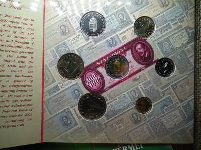 Magyarország pénzérméi Forgalmi sor BU 2002 Kossuth Lajos 100 forint 