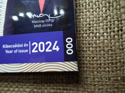 100 éves az MNB 100 forint 2024 ,  Sorszámozott bliszter ! Ritka MINTA 000 sorszám ! 