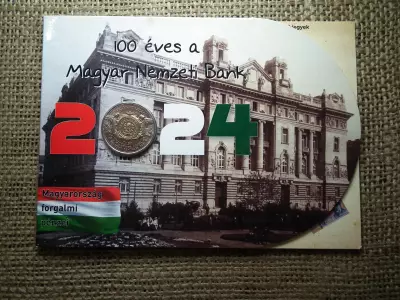 100 éves az MNB 100 forint 2024 ,  Sorszámozott bliszter ! 
