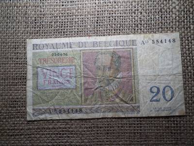 Belgium 20 frank 1956 