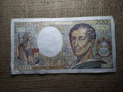 Franciaország 200 francs 1992 , frank 