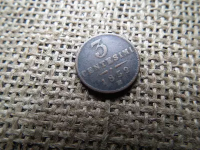 3 Centesimi 1852 M – I. Ferenc József