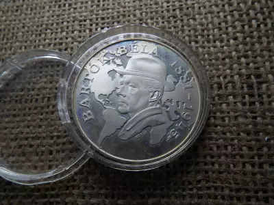 Ezüst 500 forint 1981 , Bartók Béla , PP 