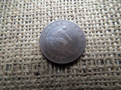 5 Centimos 1870  - Provisional Government