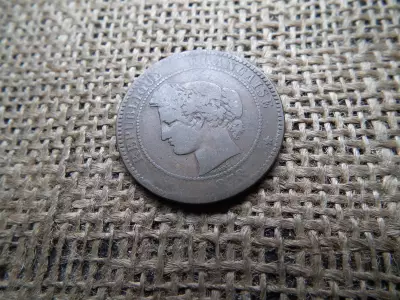 Franciaország 10 centimes 1878 , ritka 