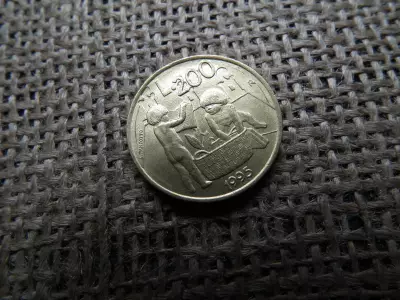 San Marino 200 lire 1995 , líra , Gyerekek 