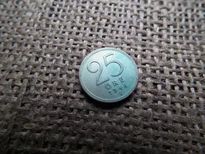 Svédország , ezüst 25 öre 1946