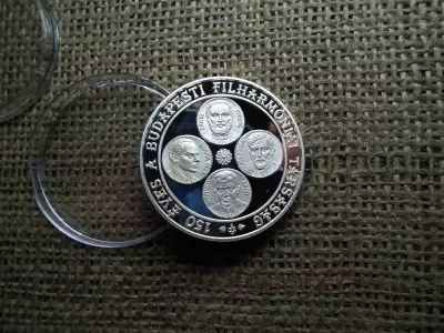 Budapesti Filharmóniai Társaság 150 éves , ezüst 5000 forint 2003 PROOF 