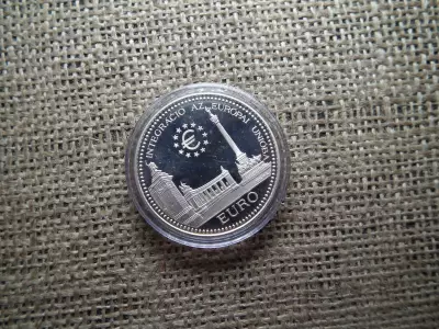 Ezüst 2000 Forint 1998 EU-integráció - Hősök tere , PP 