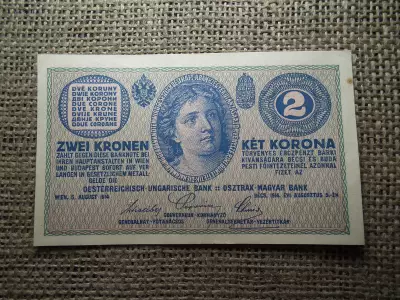 2 korona 1914 C , extra 
