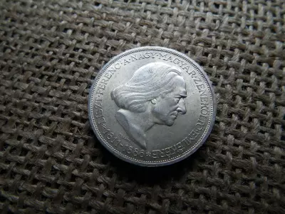 Ezüst 2 pengő 1936 , nagyon szép , Liszt Ferenc 