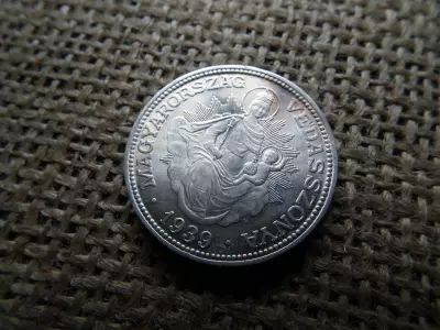 Ezüst 2 pengő 1939 , nagyon szép  , extra 
