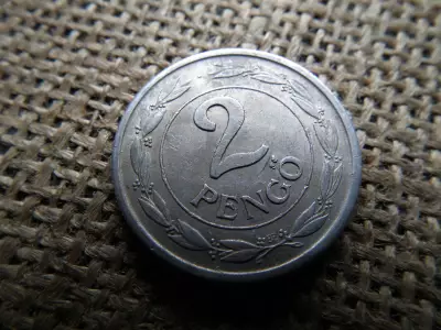 2 pengő 1941 , ritka , hullámos talpú , nagyon szép ! 