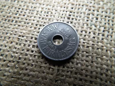 20 fillér 1943 , sherardírozott