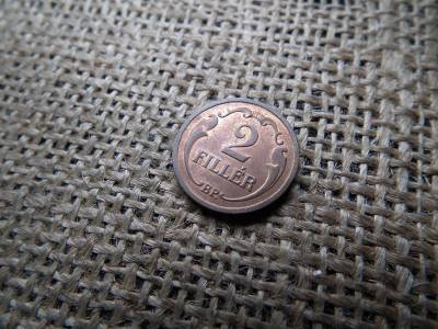 2 fillér 1934 , extra , verdefényes 2 fillér 1934 , extra , verdefényes