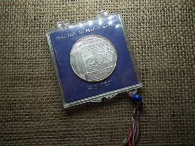 Ezüst 200 forint 1977 , Nemzeti Múzeum Ezüst 200 forint 1977 , Nemzeti Múzeum
